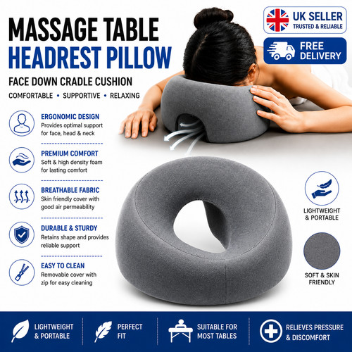 Massage table headrest pillow - headrest,
