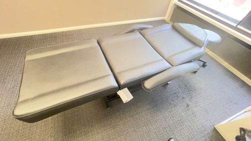 Massage table bed black - table,