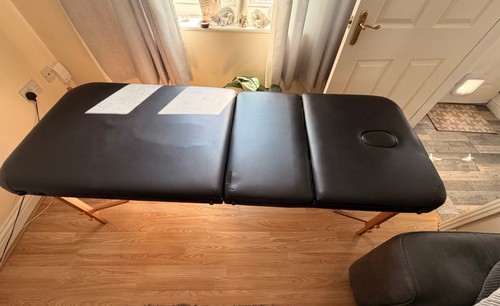 Foldable massage table with - massage,