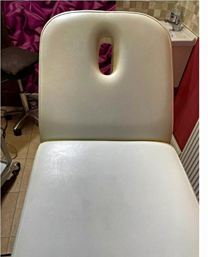 White stationary massage - massage, table