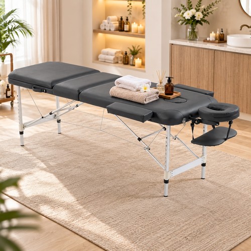 Folding faux leather massage - faux,