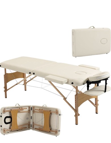 Homcom portable massage bed - portable,