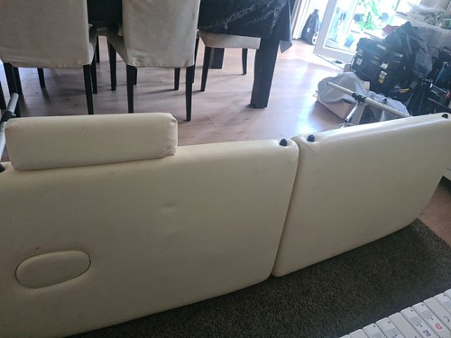 Cream faux leather - faux,