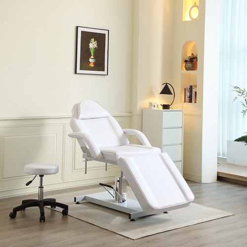 White massage table bed - massage,
